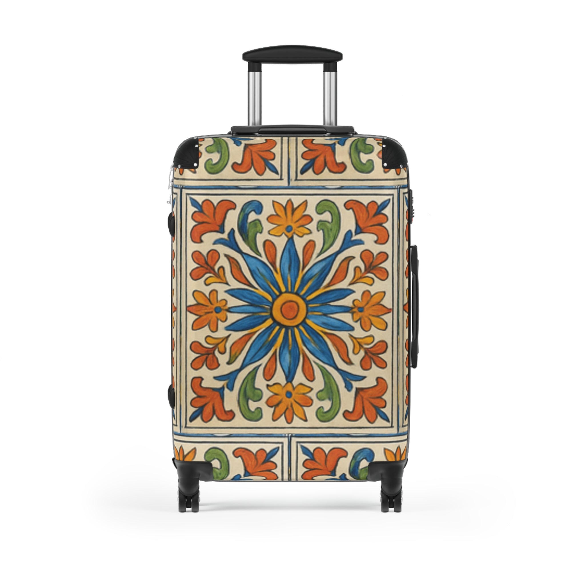 Vibrant Floral Italian Ceramics Suitcase by Rosetta Creative Boutique - Rosetta Creative Boutique